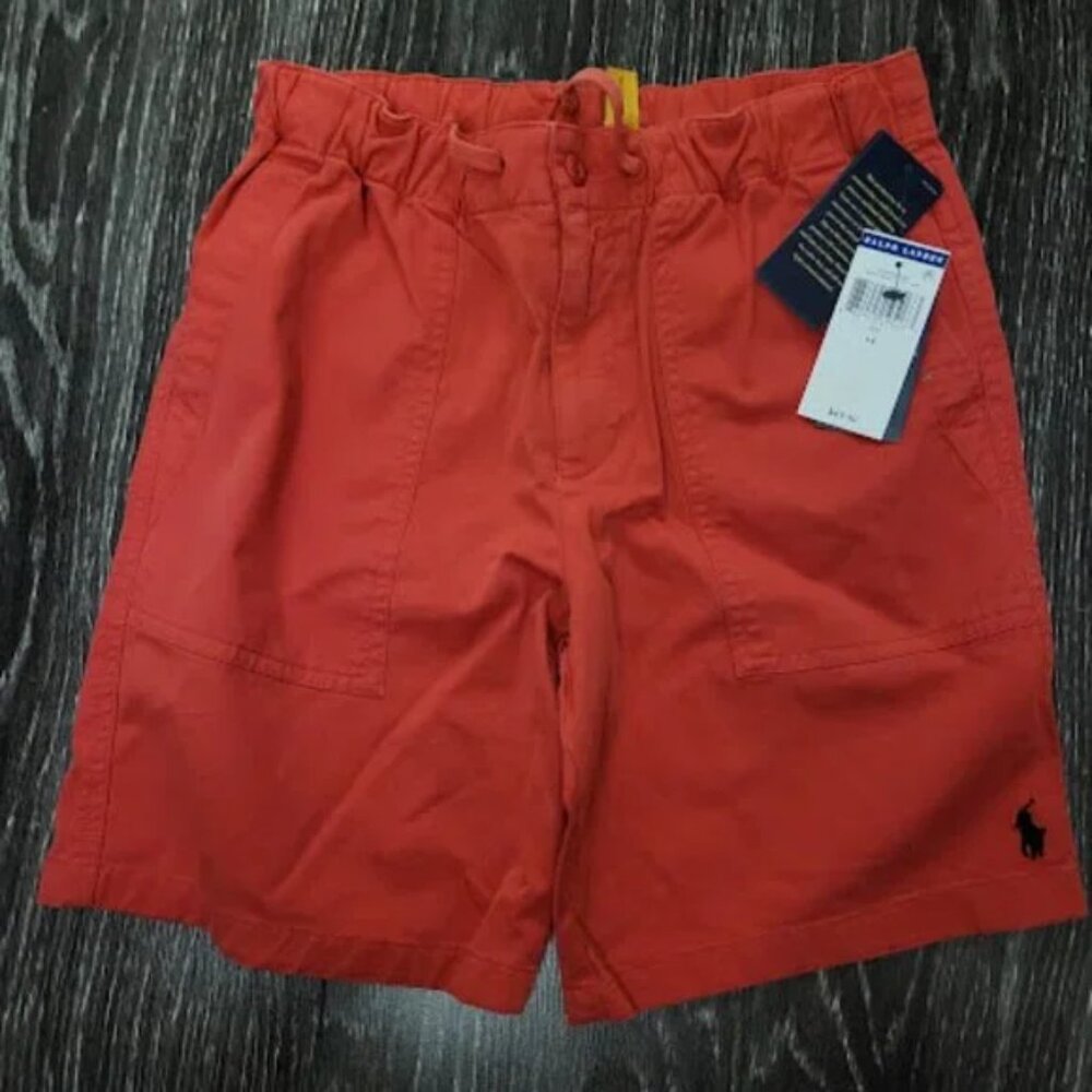 Red Cargo/Dress Shorts - Boys Size 14 - Polo Ralph Lauren
